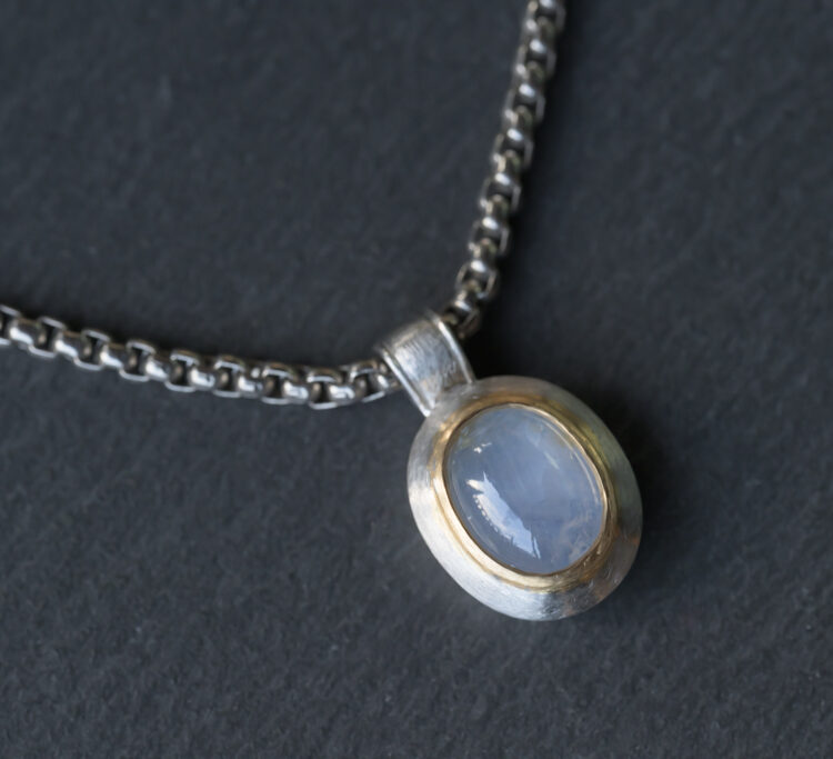 Star Sapphire 5.79ct x Pt Pendant top